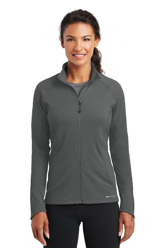 Ogio Womens Endurance Radius Moisture Wicking Full Zip Sweatshirt - Gear Grey