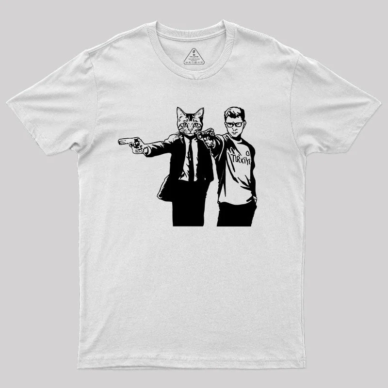 Easy-to-Wear Yusuf Dikec and His Sharpshooter Cat T-Shirt