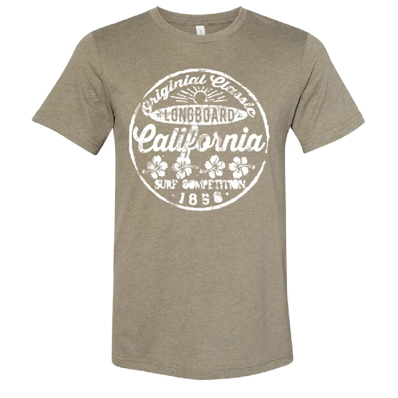 California Classic Surf Competition Asst Colors Sueded Tee