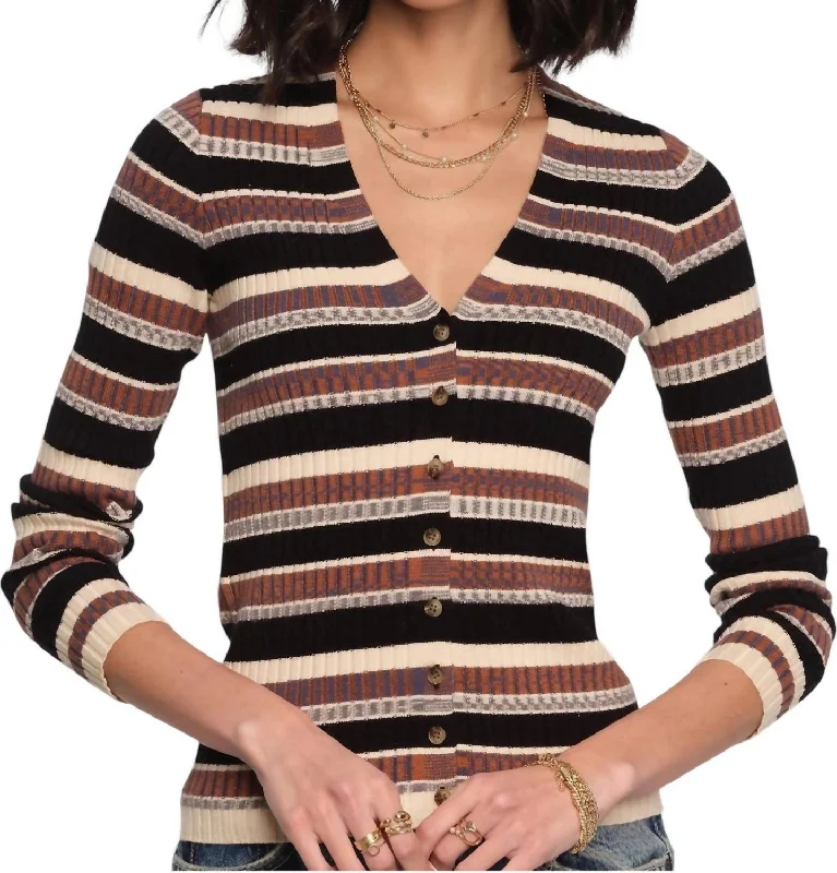 Stevie Cardigan In Brown