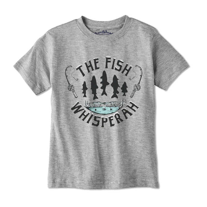 The Ice Fishing Whisperaah Youth T-Shirt