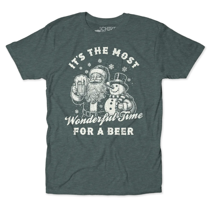 Wonderful Time For A Beer Unisex Tee