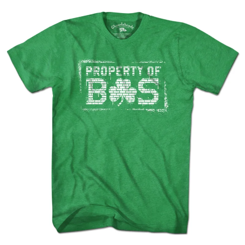 Property of BOS Shamrock Graffiti T-Shirt