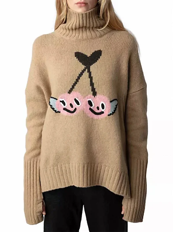 Alma Cerise Sweater In Nut