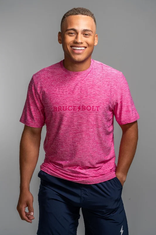 "BRUCE BOLT" SuperSoft T-Shirt | Pink