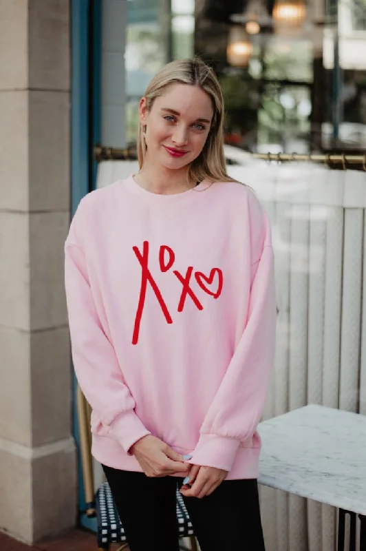 XOXO Heart Graphic Sweatshirt