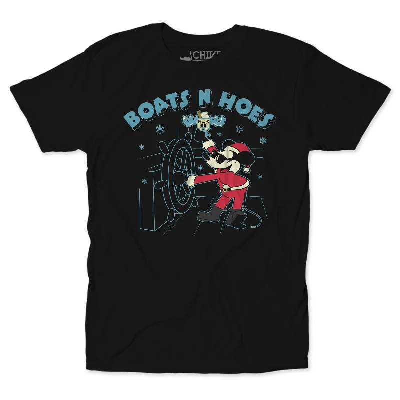 Boats N Hoes Christmas Edition Unisex Tee