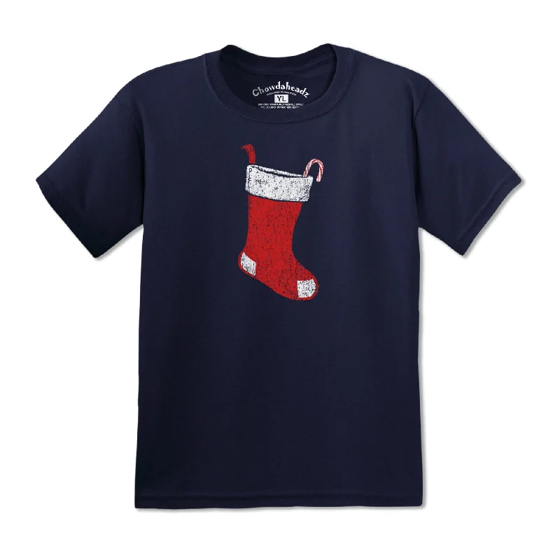 Boston Christmas Stocking Youth T-Shirt