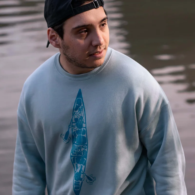 Leisure Travel Canoeing Days Sweatshirt - Dusty Blue