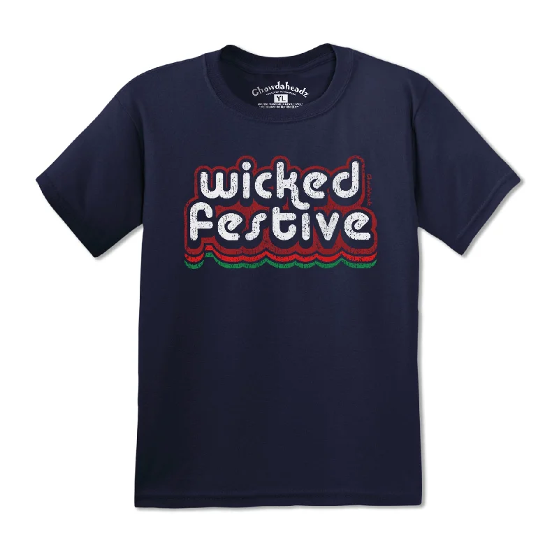 Wicked Festive Retro Youth T-Shirt