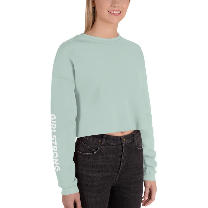 EVERYDAY FLEECE CROPPED SWEATSHIRT DUSTY BLUE