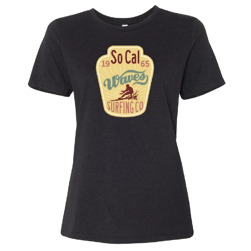 So Cal Waves Surfing Co Women's Relaxed Jersey Tee