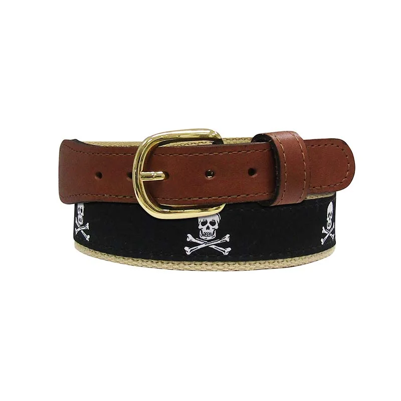 Jolly Roger Ribbon Belt