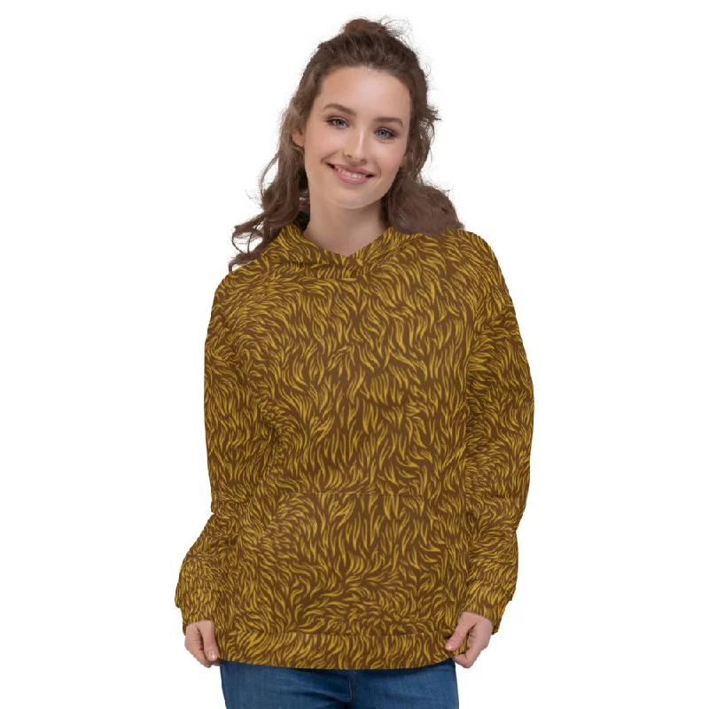 Timeless Outfits Golden Bear Brushed Fleece Unisex Hoodie