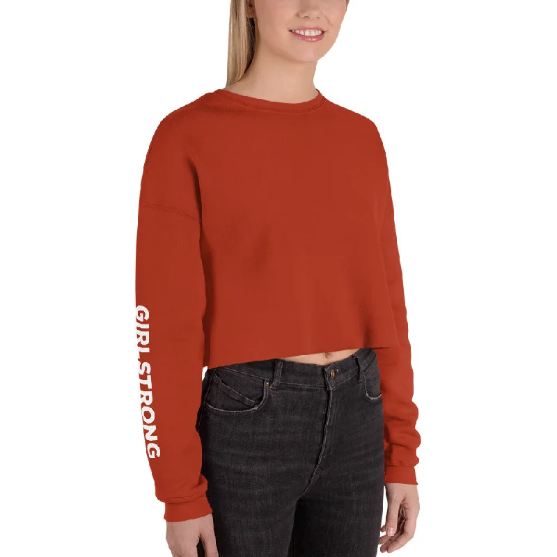 EVERYDAY FLEECE CROPPED SWEATSHIRT BRICK