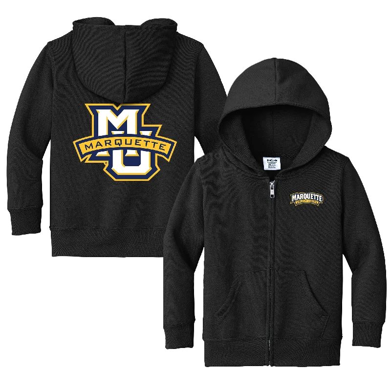 Marquette Golden Eagles Logo Toddler Full-Zip Sweatshirt