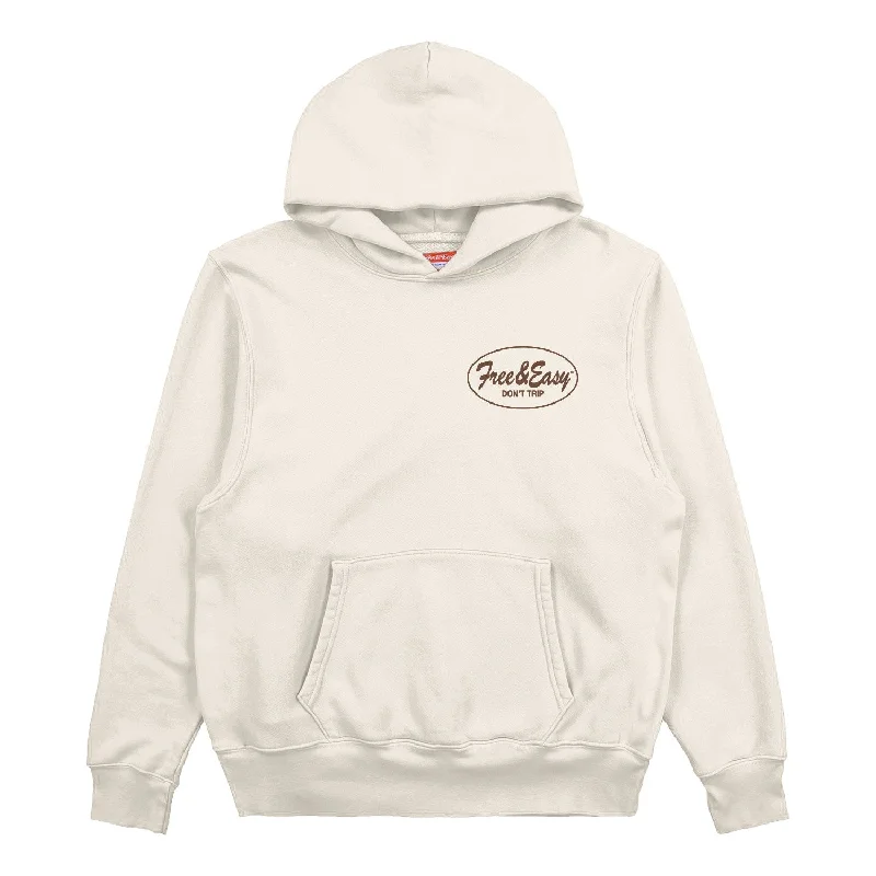 Sports Design FREE & EASY UNISEX OVAL HEAVY FLEECE HOODIE