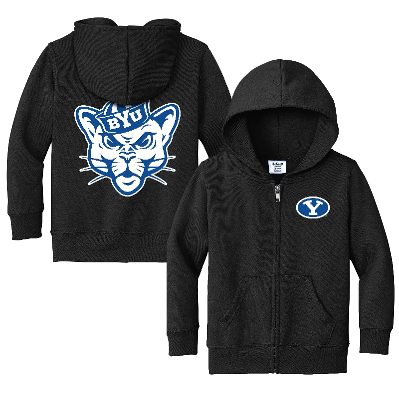 Brigham Young Cougars Logo Toddler Full-Zip Sweatshirt