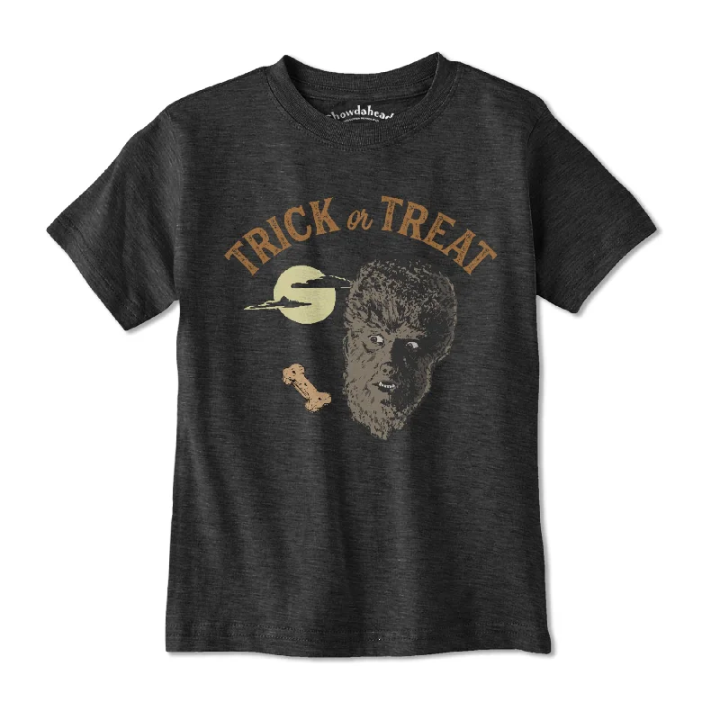 Trick or Treat Wolfman Youth T-Shirt