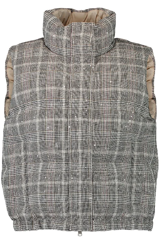 Dazzling Prince Of Wales Down Vest