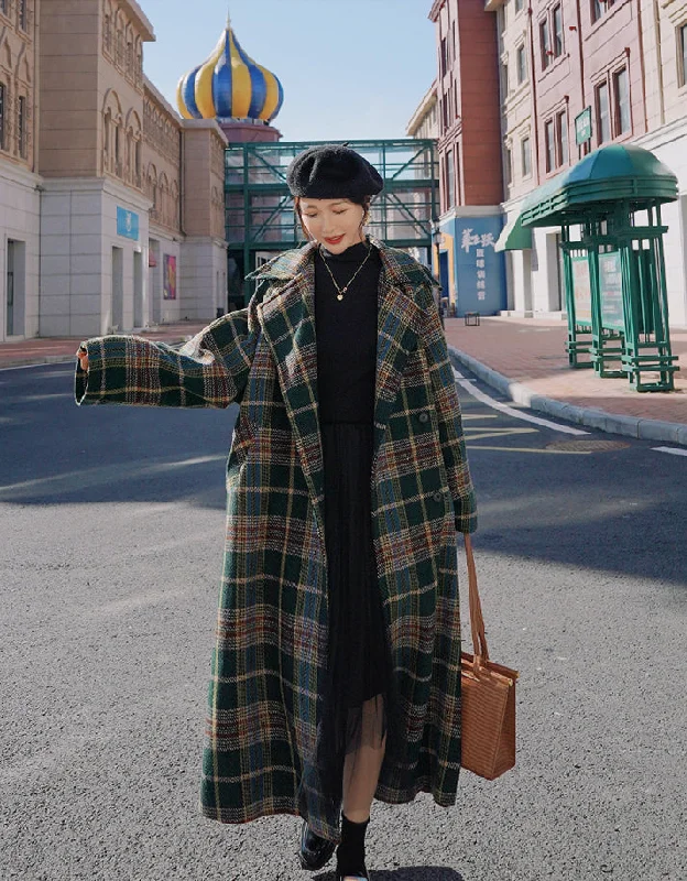 Forest Plaid Coat (2 Colors)