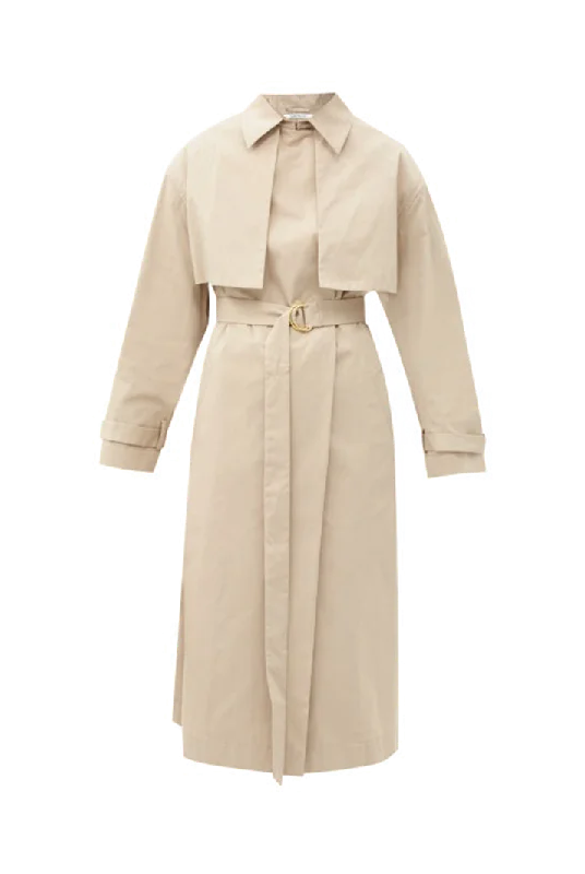 Organic Cotton-blend Trench Coat