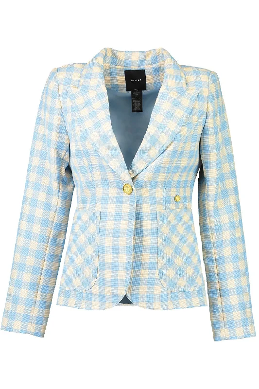 Duchess Blazer - Cornflower Check