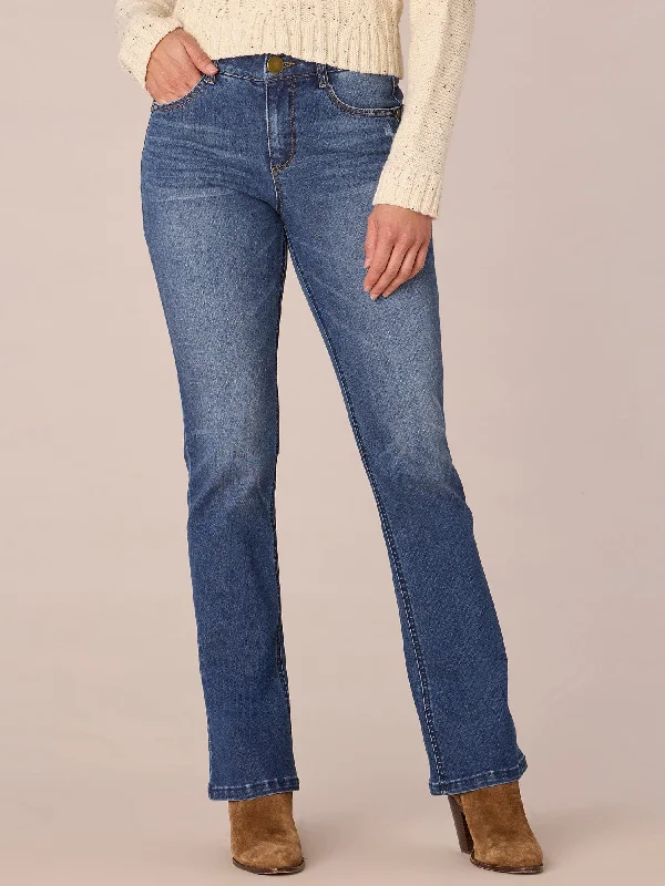 "Ab"solution Mid-Rise Itty Bitty Boot Jeans