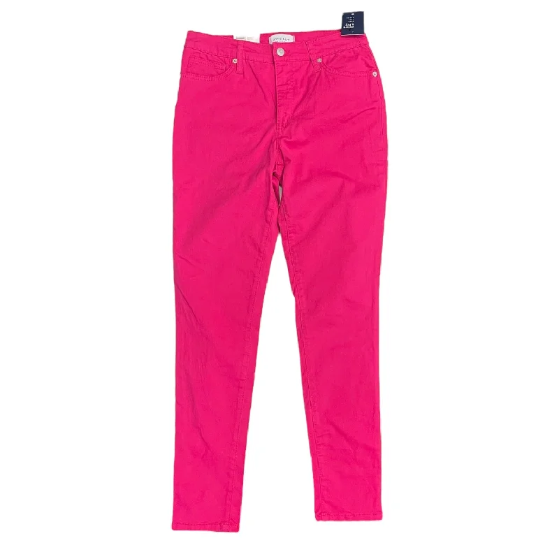 Jeans Skinny By Crown And Ivy In Pink, Size: 4