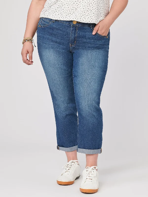 Plus "Ab"solution® Ankle Crop Jean