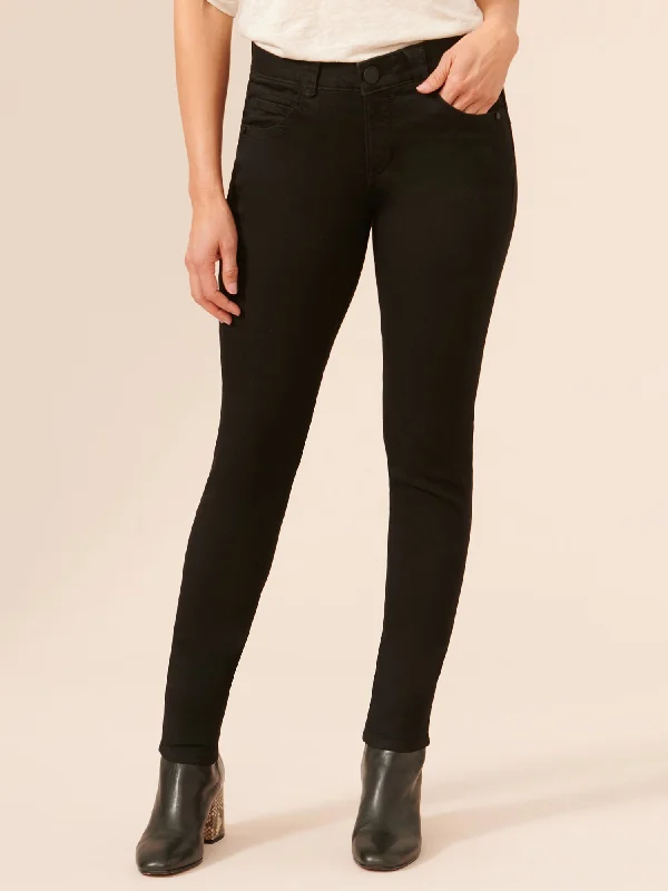 Black "Ab"solution® 34" Long Inseam Booty Lift Tall Jeggings