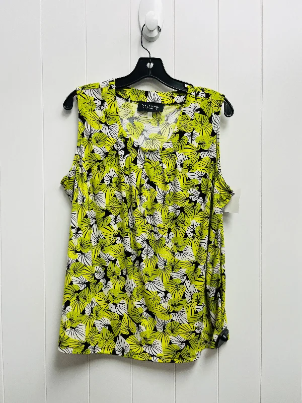 Black & Green Top Short Sleeve Evan-picone, Size Xl