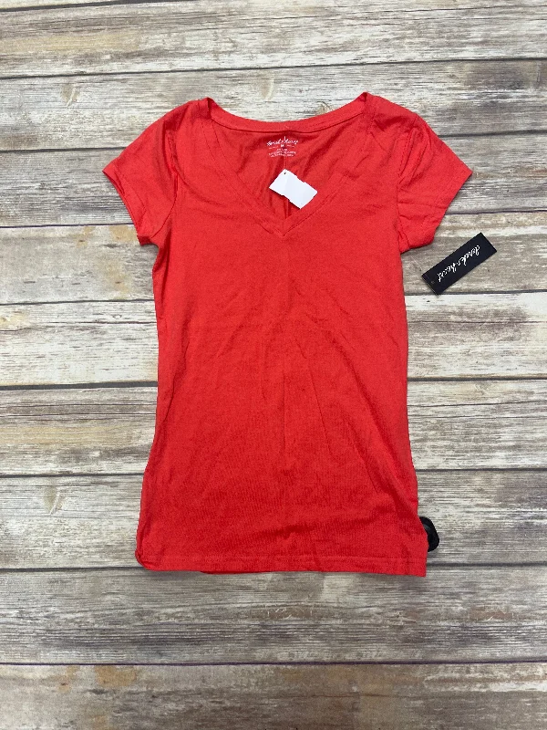 Coral Top Short Sleeve Derek Heart, Size M