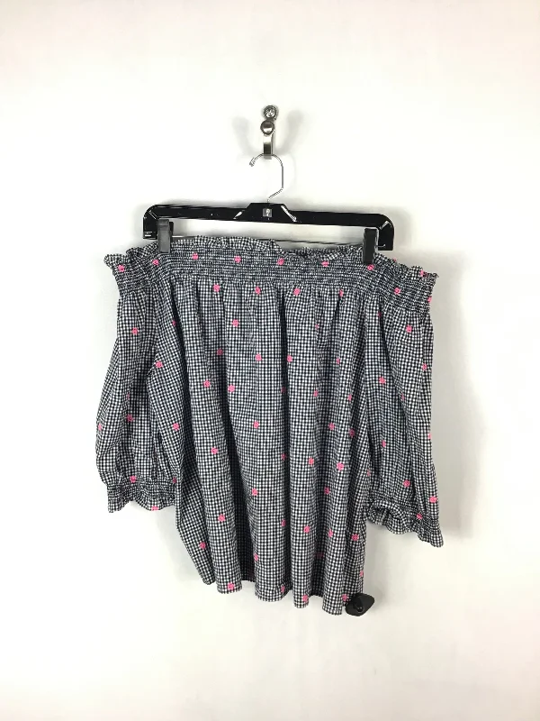 Top Short Sleeve By Gap In Floral Print, Size: L