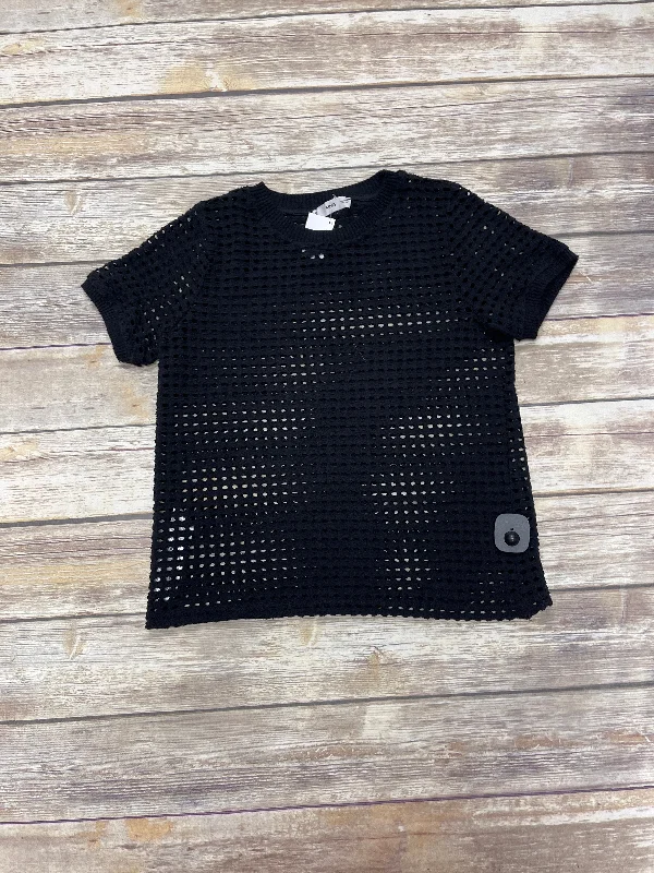 Top Short Sleeve By Mng In Black, Size: Xl