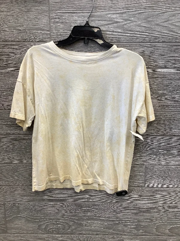 Top Short Sleeve By Rachel Zoe In Yellow, Size: M