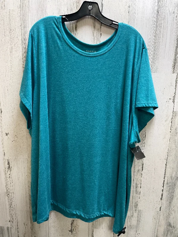 Top Short Sleeve By Torrid In Blue, Size: 6