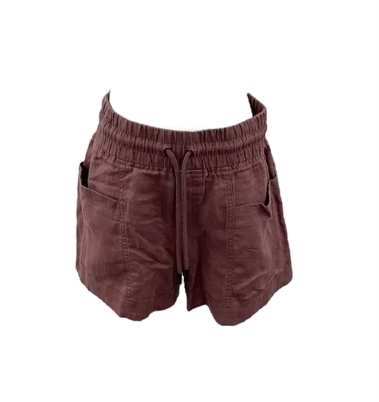 Athleta Women's Linen Short Plum 6x4