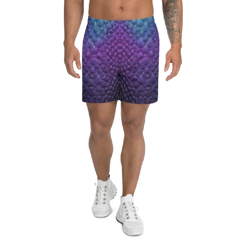 Dark Iris Athletic Shorts