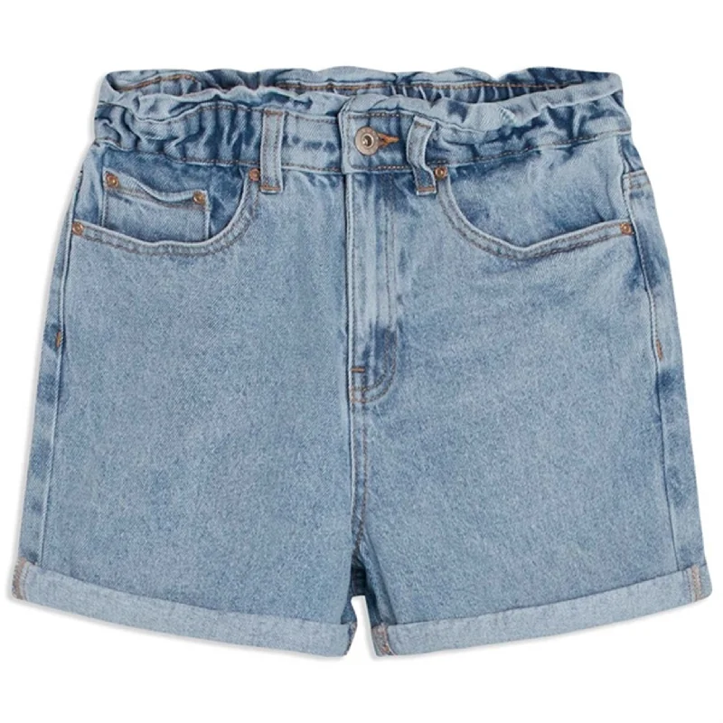 GRUNT Standard Blue Yes Paper Bag Shorts