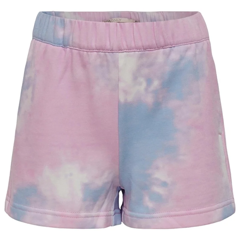 Kids ONLY Sachet Pink Oslo Tie Dye Sweat Shorts