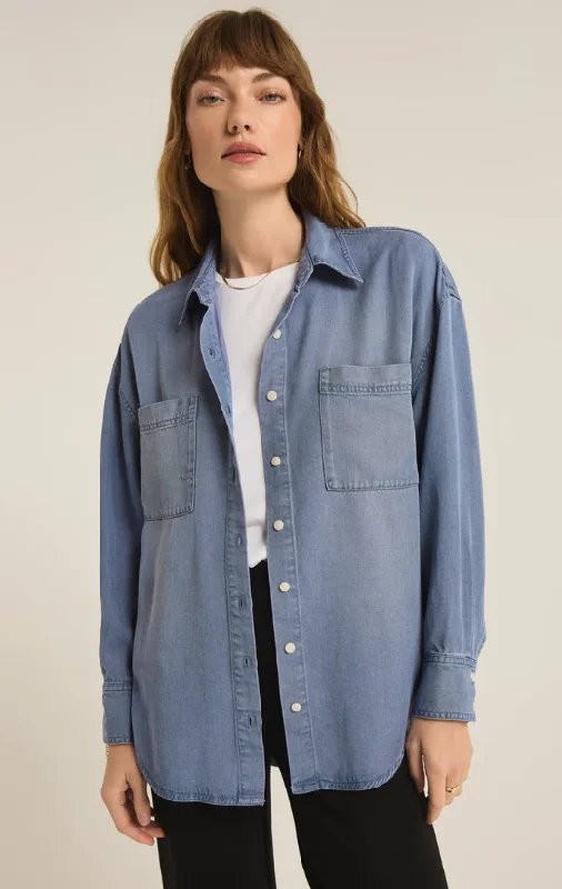 Z Supply Colbie Chambray Top - Final Sale 25% off in cart