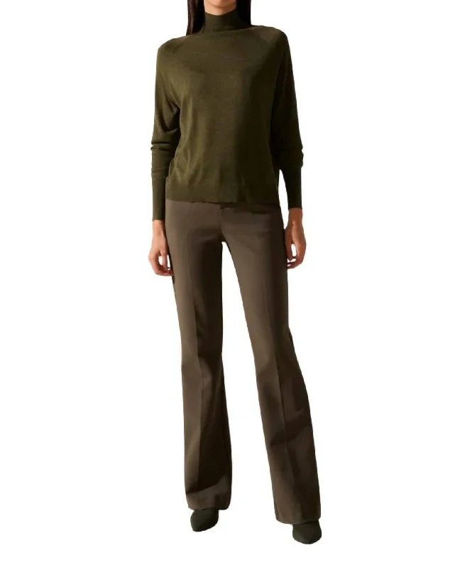 Laure Trouser In Smoked Green