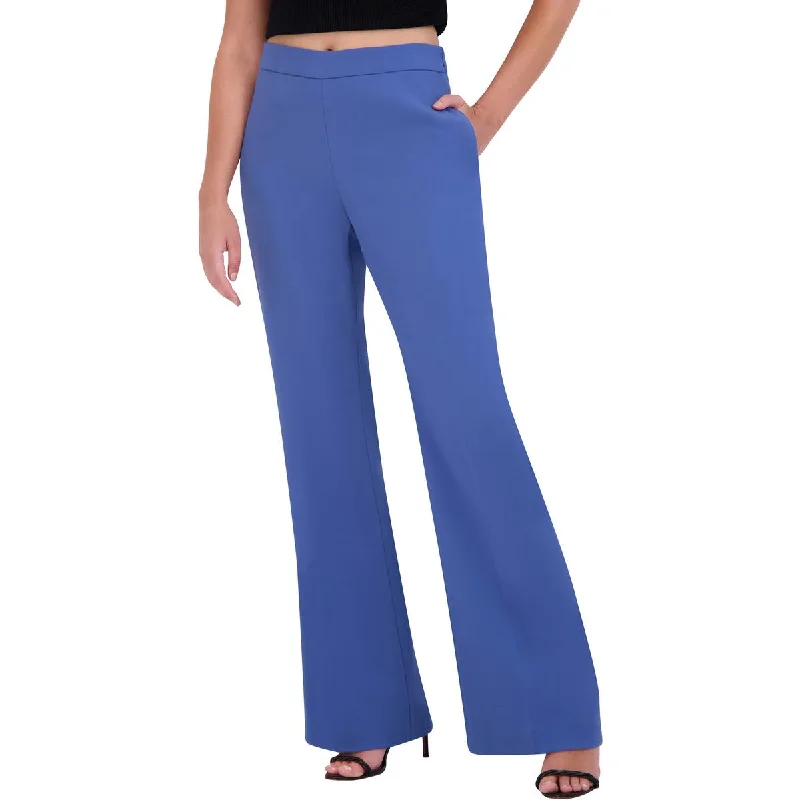 Womens High Waist Pocket Flared Pants